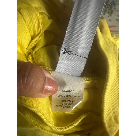 J. Crew Yellow Stanton Shorts - Picture 9 of 9